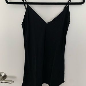 Aritzia Babaton silky black camisole